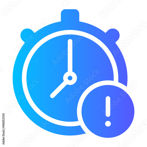deadline gradient icon