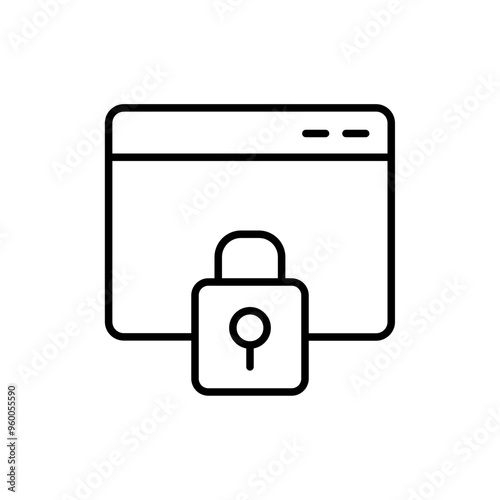 Online detox outline icons, minimalist vector illustration ,simple transparent graphic element .Isolated on white background