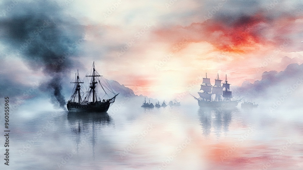 Ghostly pirate crew returning to their cursed treasure Ghostly pirate crew returning to their cursed treasure