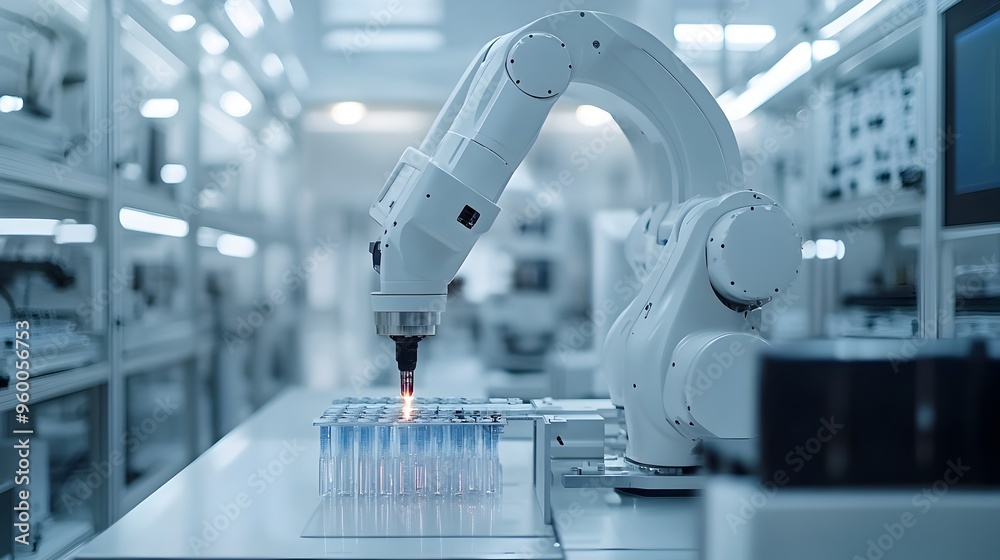 Robotic Systems in Biotechnology Lab Enabling Advanced Research and Analysis Robotic Systems in Biotechnology Lab Enabling Advanced Research and Analysis