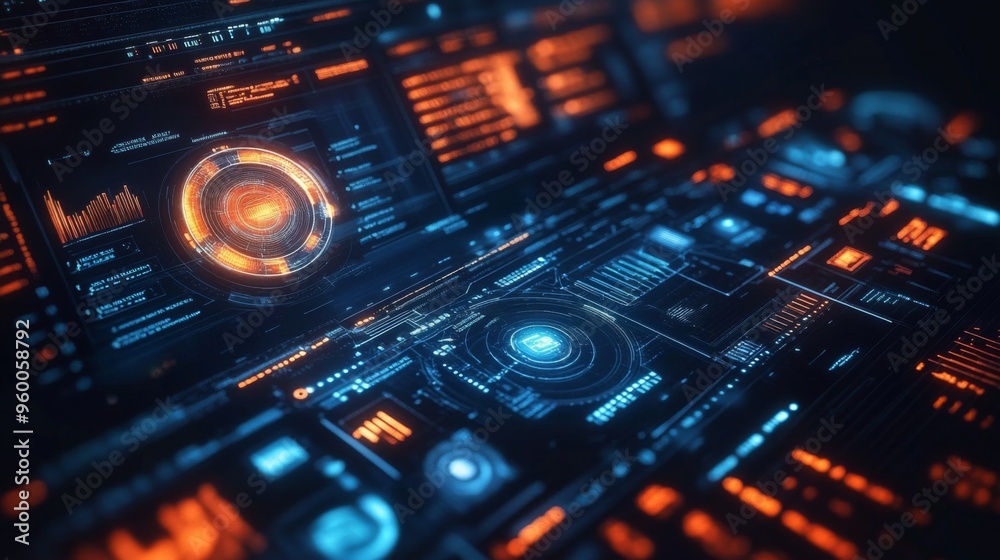 Futuristic Digital Interface Futuristic Digital Interface