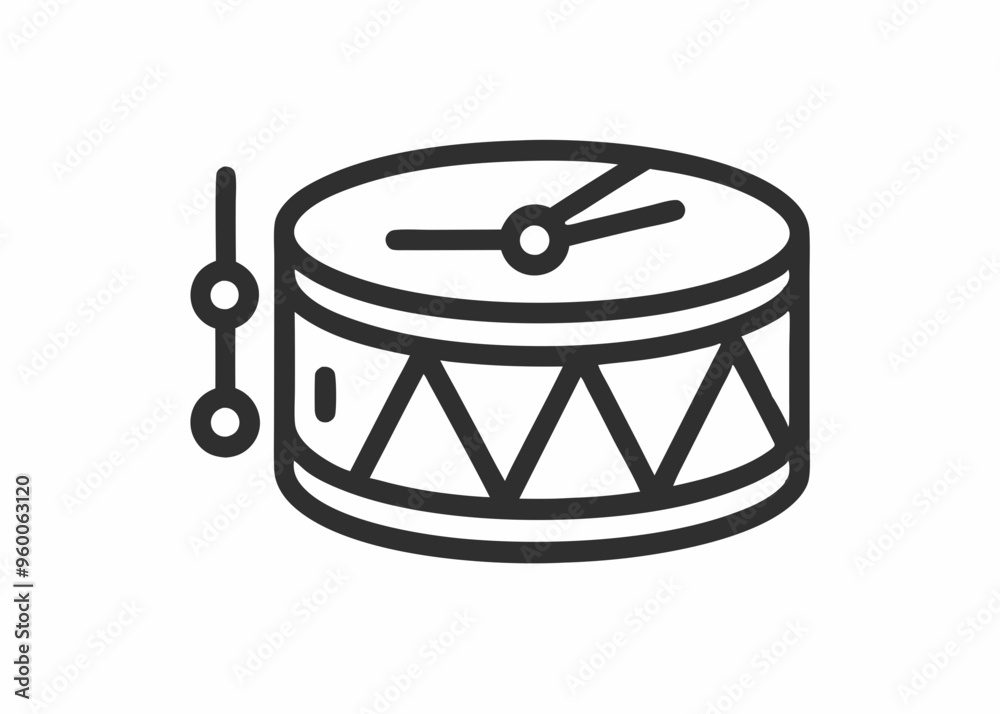 Drum line and solid icon, Kids toys concept, Drum toy sign on white background, Snare Drum icon in outline style for mobile concept and web design. Vector graphics
Drum line and solid icon, Kids toys concept, Drum toy sign on white background, Snare Drum icon in outline style for mobile concept and web design. Vector graphics