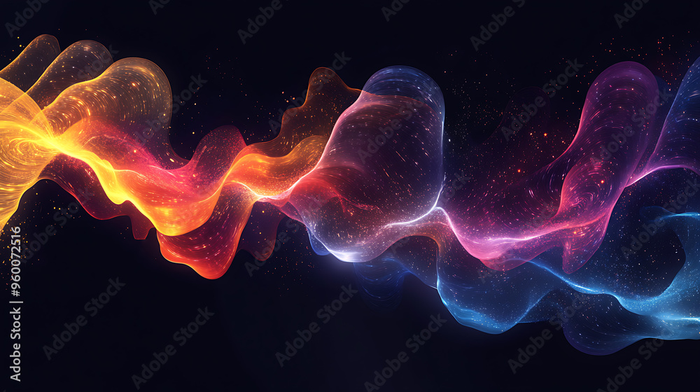Fototapeta premium Quantum Data Stream