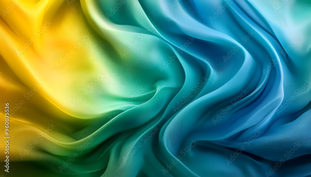 abstract blue green yellow gradient background with liquid style waves abstract blue green yellow gradient background with liquid style waves