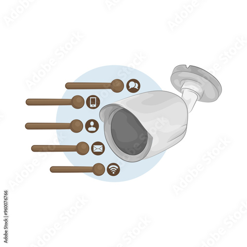Illustration of cctv 