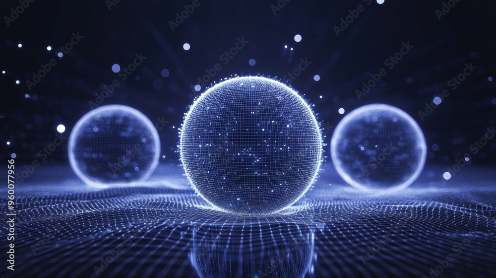 Abstract Digital Spheres Abstract Digital Spheres