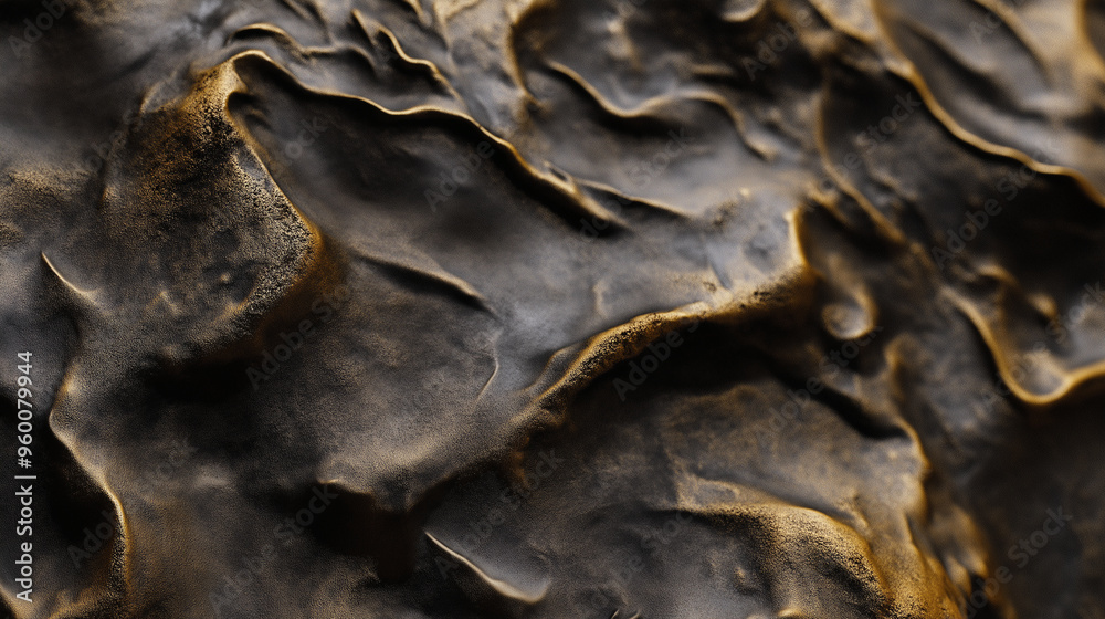 Brutal dark relief. Volumetric texture from different hard materials. Mysterious background. Brutal dark relief. Volumetric texture from different hard materials. Mysterious background.
