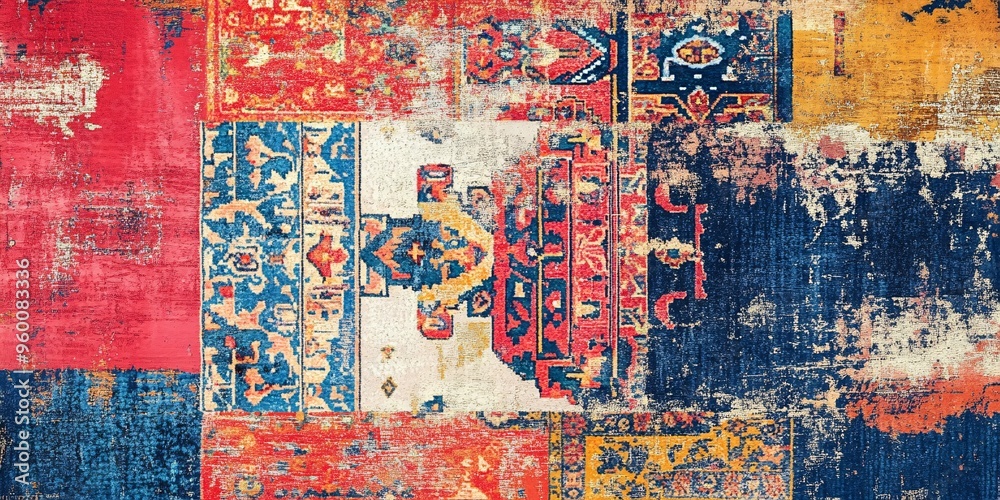 Obraz premium Abstract background in ethnic style