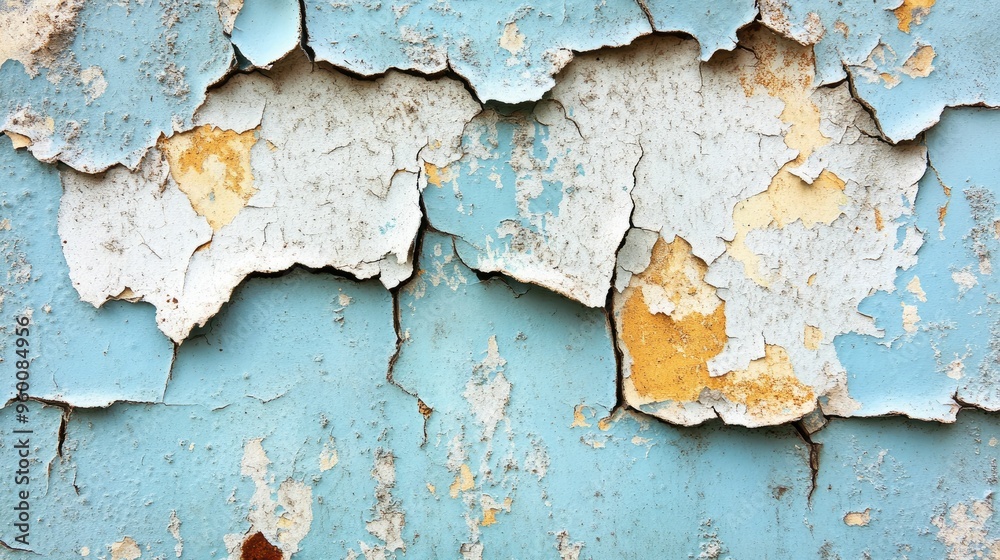 Obraz premium Cracked and Peeling Paint Texture