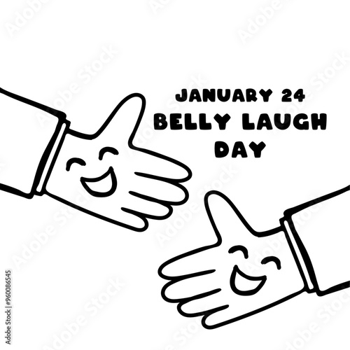 Belly Laugh Day. January 24.