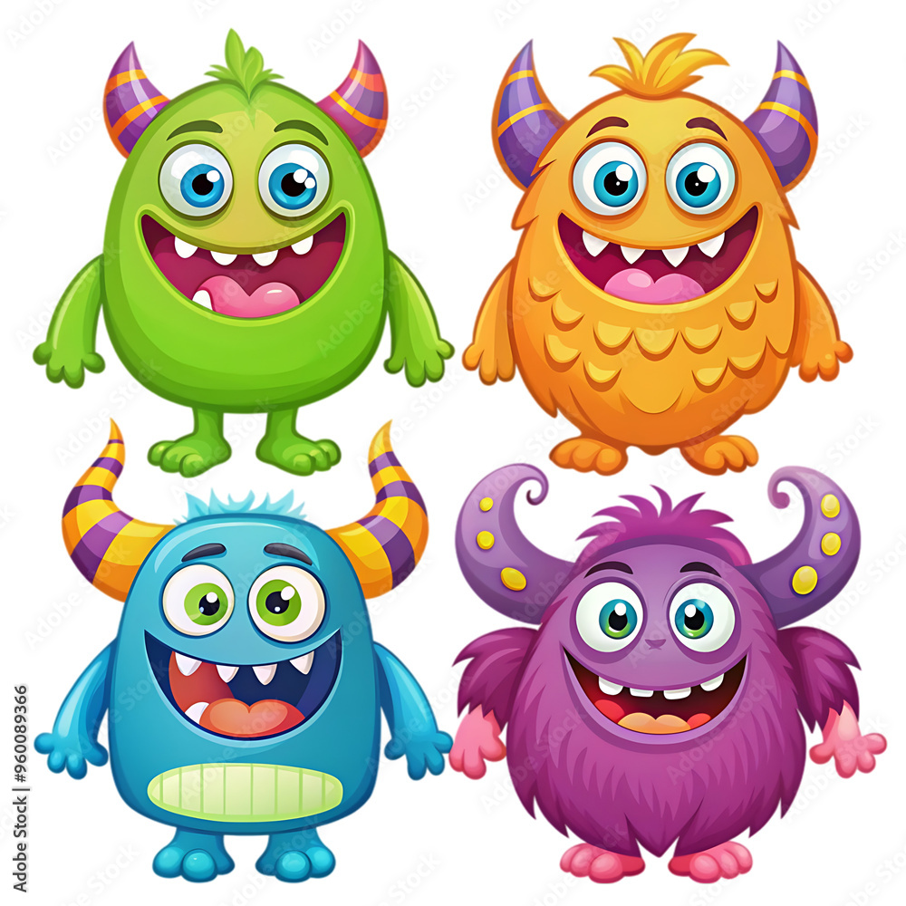 Doodle monsters set Doodle monsters set