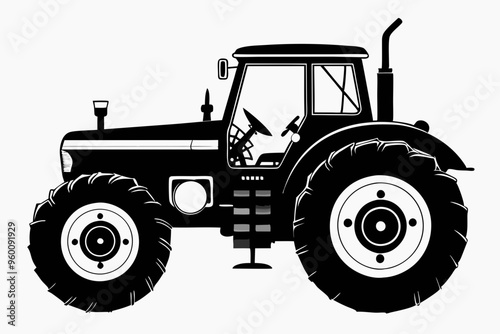 tractor vector, tractorvector  illustration