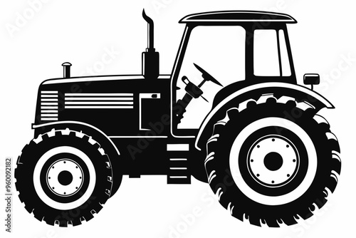 tractor vector, tractorvector  illustration