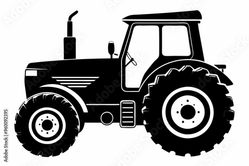 tractor vector, tractorvector  illustration