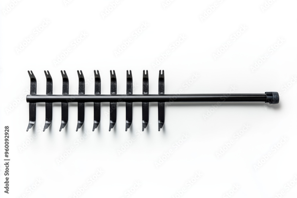 Long Jump Pit Rake Isolated on Clean Background Long Jump Pit Rake Isolated on Clean Background