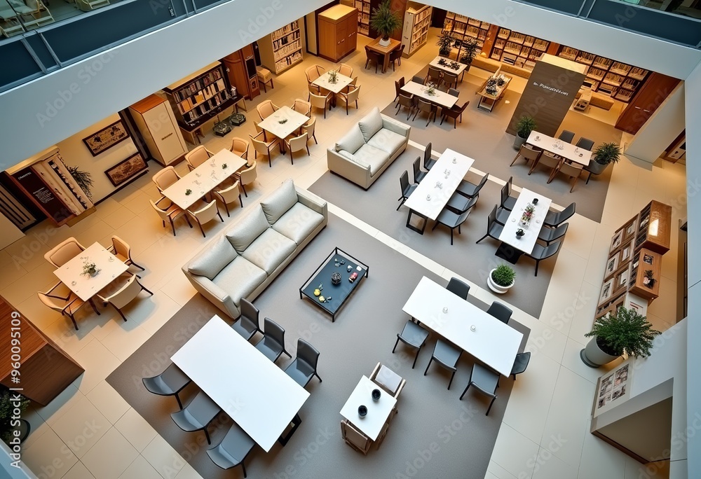 Luxury Retail Space in UAE: Bifurcated Sections and Modern Furniture Luxury Retail Space in UAE: Bifurcated Sections and Modern Furniture