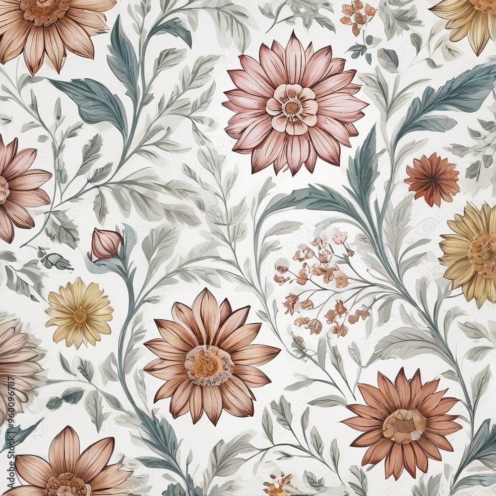 seamless floral pattern seamless floral pattern