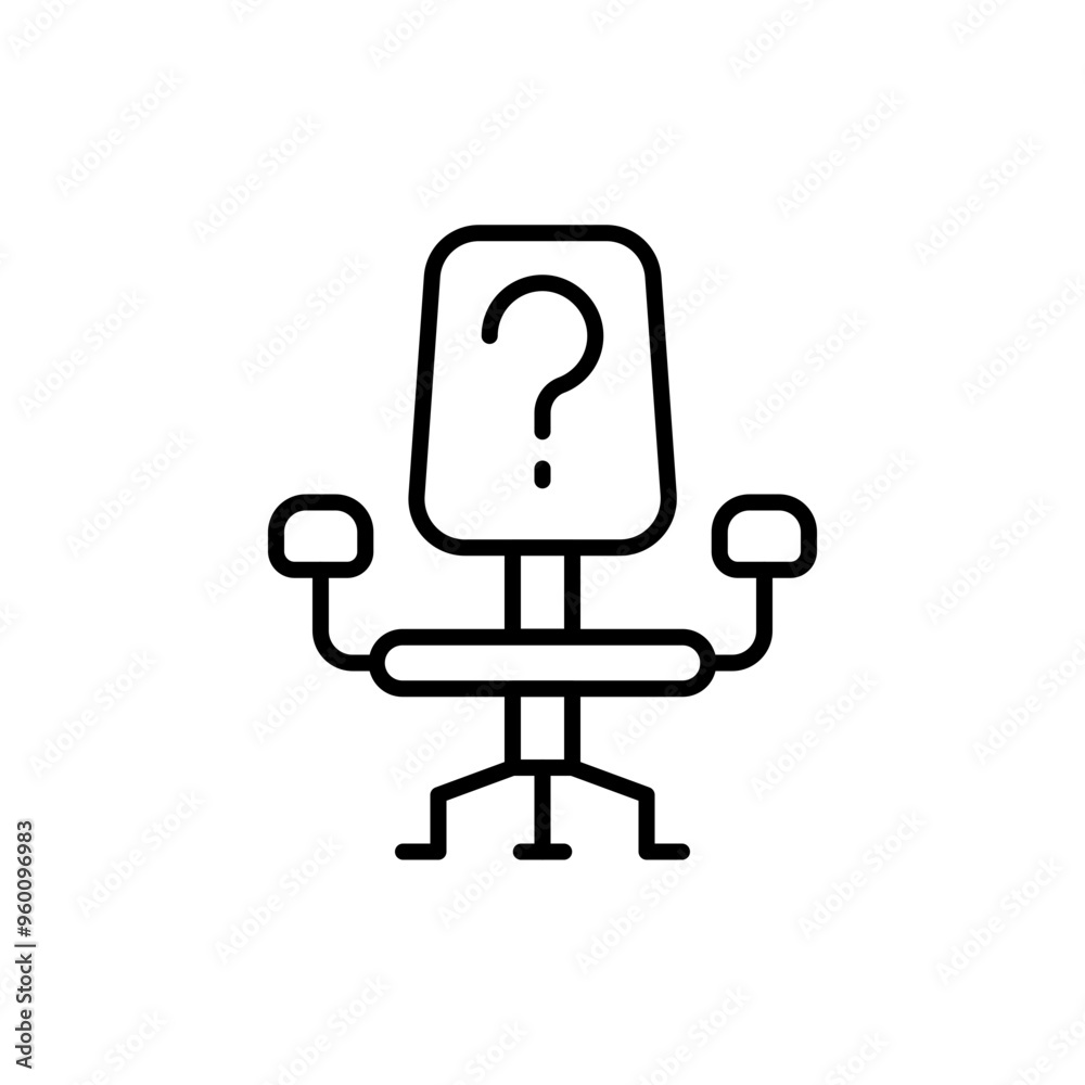 Job vacancy outline icons, minimalist vector illustration ,simple transparent graphic element .Isolated on white background Job vacancy outline icons, minimalist vector illustration ,simple transparent graphic element .Isolated on white background