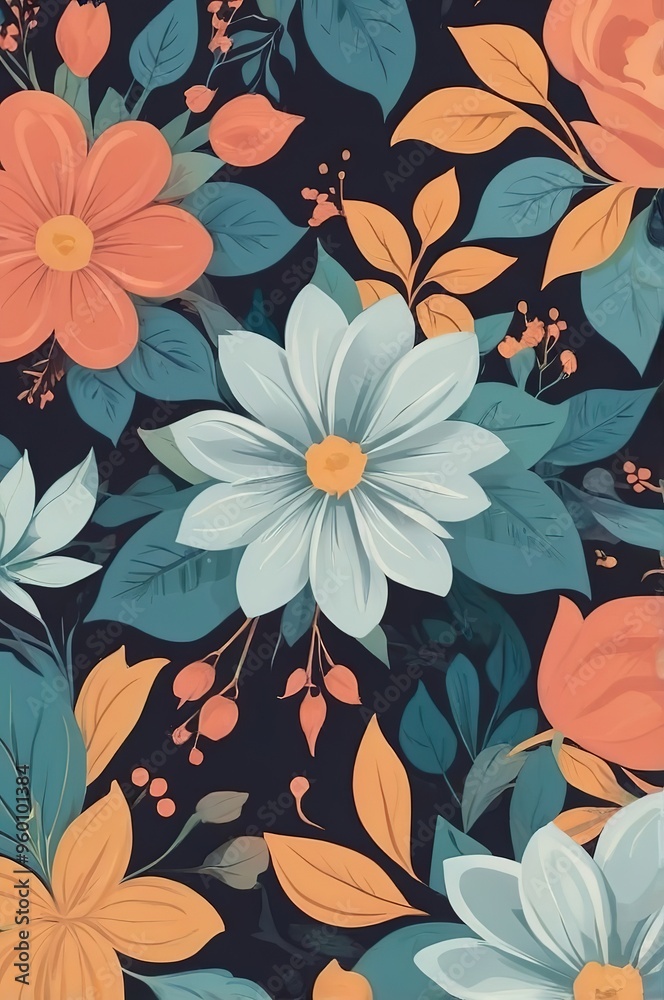 seamless floral pattern seamless floral pattern