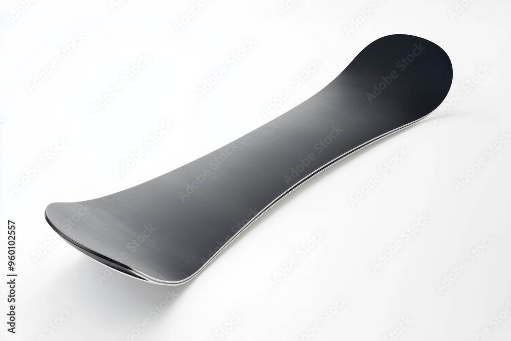 Snowboard Equipment on Clean White Display Snowboard Equipment on Clean White Display