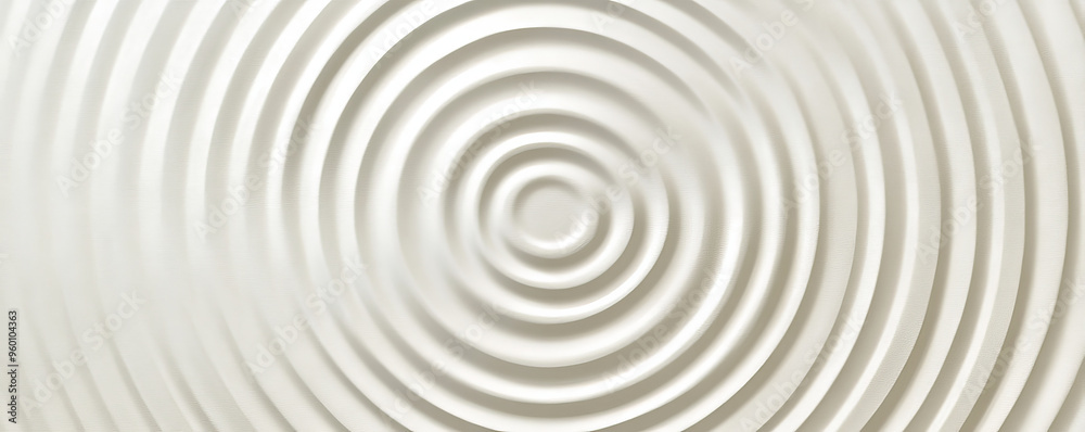 A light white textured surface with a smooth, satin-like finish, accented by faint, concentric rings that radiate outwards. A light white textured surface with a smooth, satin-like finish, accented by faint, concentric rings that radiate outwards.