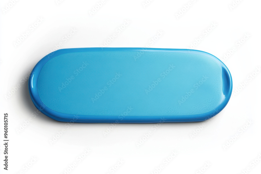 Swimming Kickboard on Blank White Canvas Swimming Kickboard on Blank White Canvas