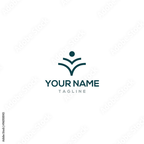 Modern abstract figure based logo design for finance, banking, life insurance, group and industry.