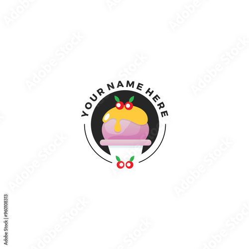 Modern yummy and young logo design for ice cream brand, kids foods, foods and sweet shop.