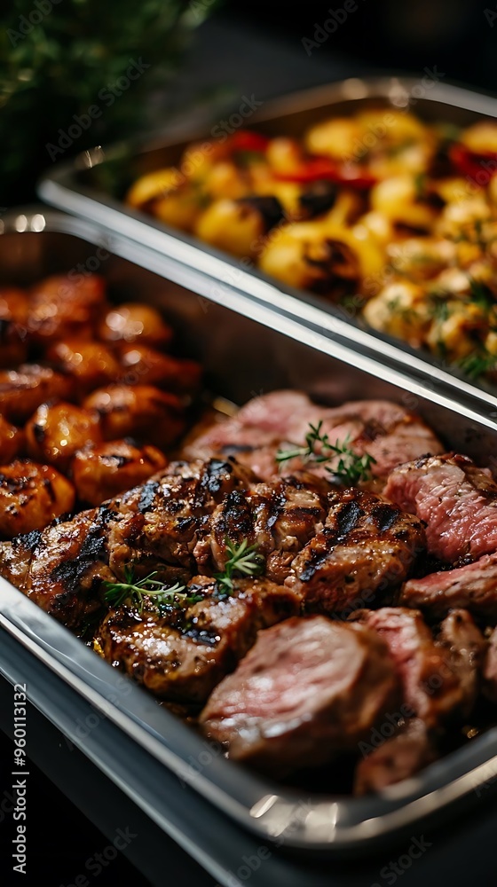 Sizzling Grilled Steak Photo