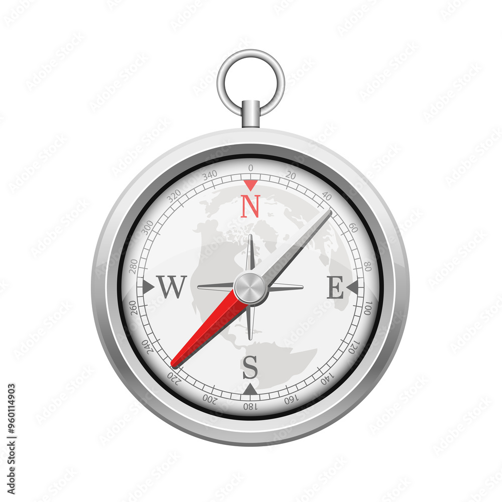 antique compass close up isolated on white antique compass close up isolated on white