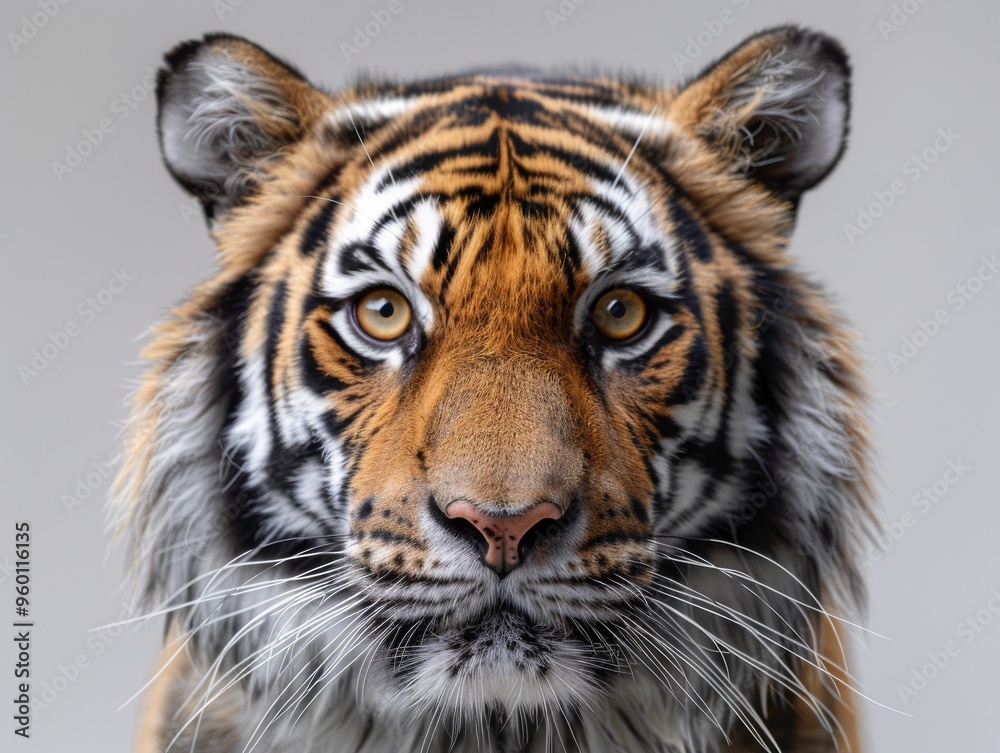 Fototapeta premium tiger on a white background