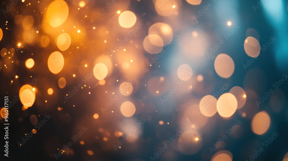 A blurred background of warm, glowing bokeh lights creating a dreamy atmosphere. A blurred background of warm, glowing bokeh lights creating a dreamy atmosphere.