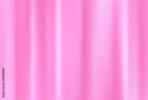 Abstract Pink Curtain Closed Background. Celebration Event Or Grand Opening Backdrop. Wallpaper. Vector Illustration