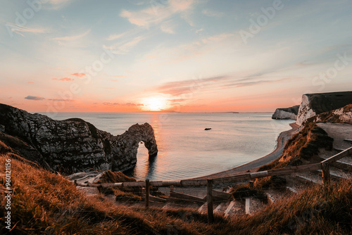 Durdle Door at Sunset