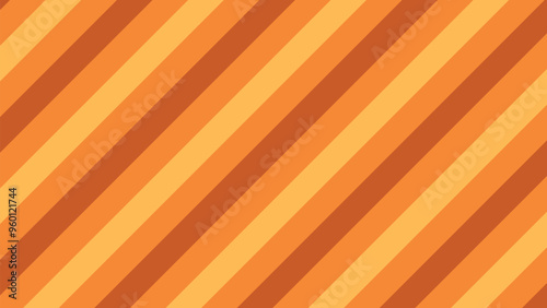 Striped background with stripes. Autumn background. Pattern in autumn colors. Autumn party in orange colors. Colors are easily edited