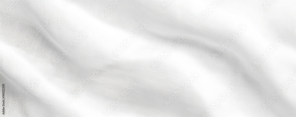 Obraz premium A light white textured surface with a fine, linen-like pattern, creating a sense of fabric texture on a clean, solid background.