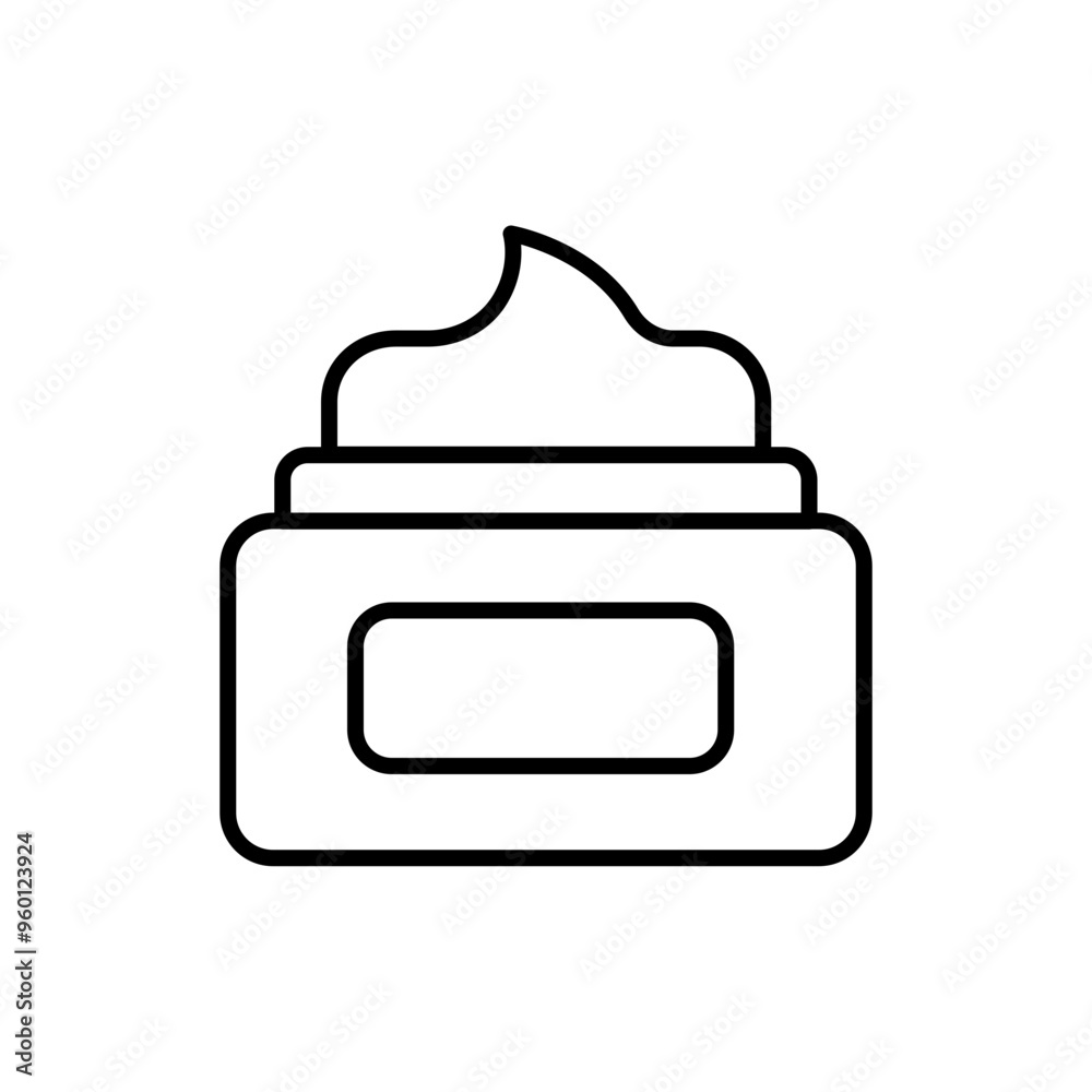 Moisturizer outline icons, minimalist vector illustration ,simple transparent graphic element .Isolated on white background Moisturizer outline icons, minimalist vector illustration ,simple transparent graphic element .Isolated on white background