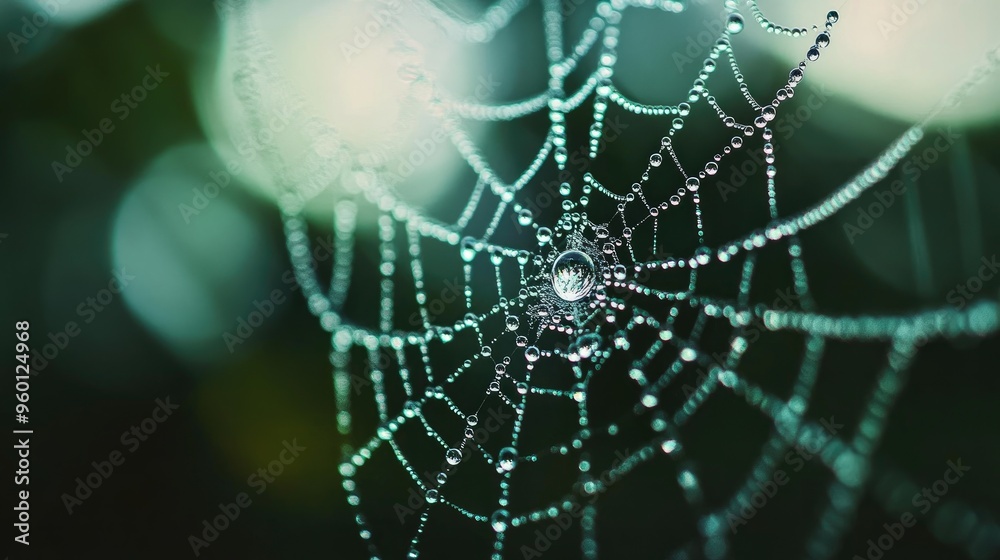 A close-up of a spider web adorned with dewdrops, showcasing natural beauty and intricacy. A close-up of a spider web adorned with dewdrops, showcasing natural beauty and intricacy.
