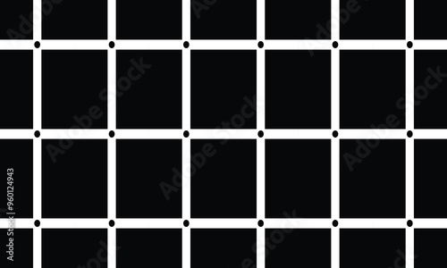 black and white geometric vector pattern minimal posters with 20s geometric design. Trendy bauhaus pattern background for cover design, poster and interior.