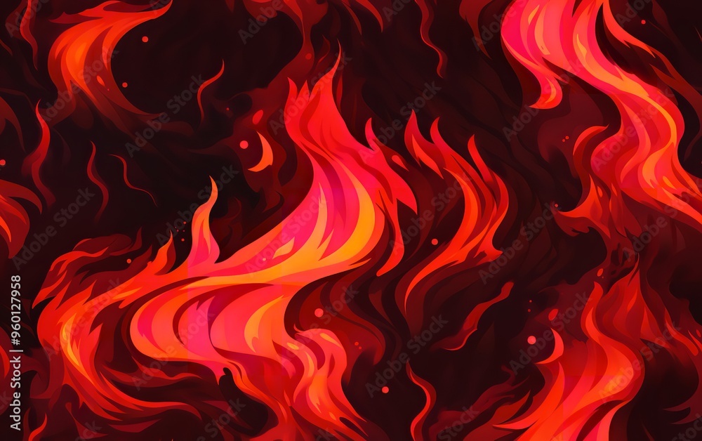 A close-up image of flames burning against a black background. The flames are bright orange and yellow, and they are reflecting on the surface below.blaze fire flame texture background
