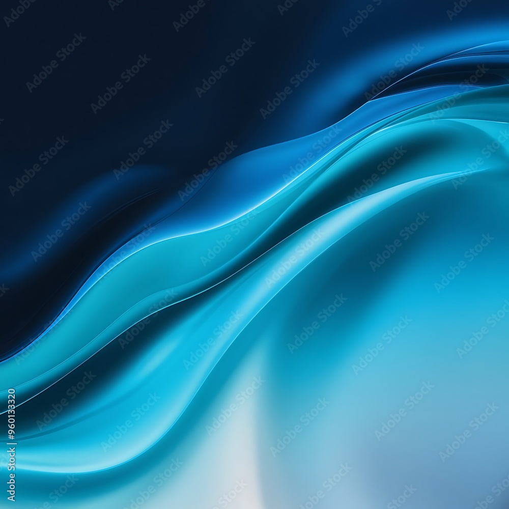 Fototapeta premium Smooth gradient background, blue texture
