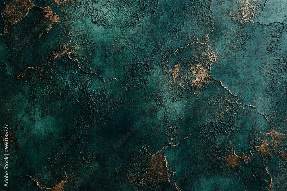 A dark green textured surface with a subtle, metallic sheen, creating a look similar to oxidized copper. A dark green textured surface with a subtle, metallic sheen, creating a look similar to oxidized copper.