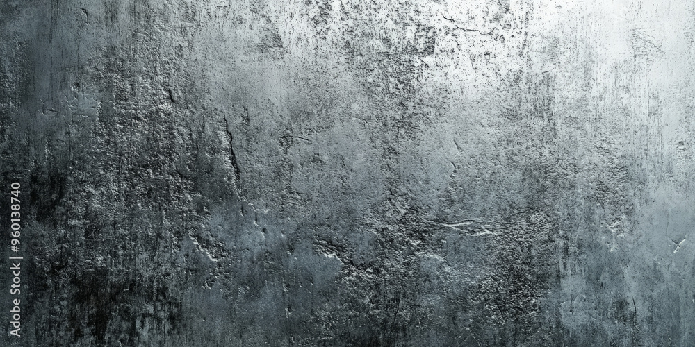 Fototapeta premium A silver textured surface with a rough, gritty texture, reminiscent of raw, unpolished metal, adding a rugged, industrial feel.