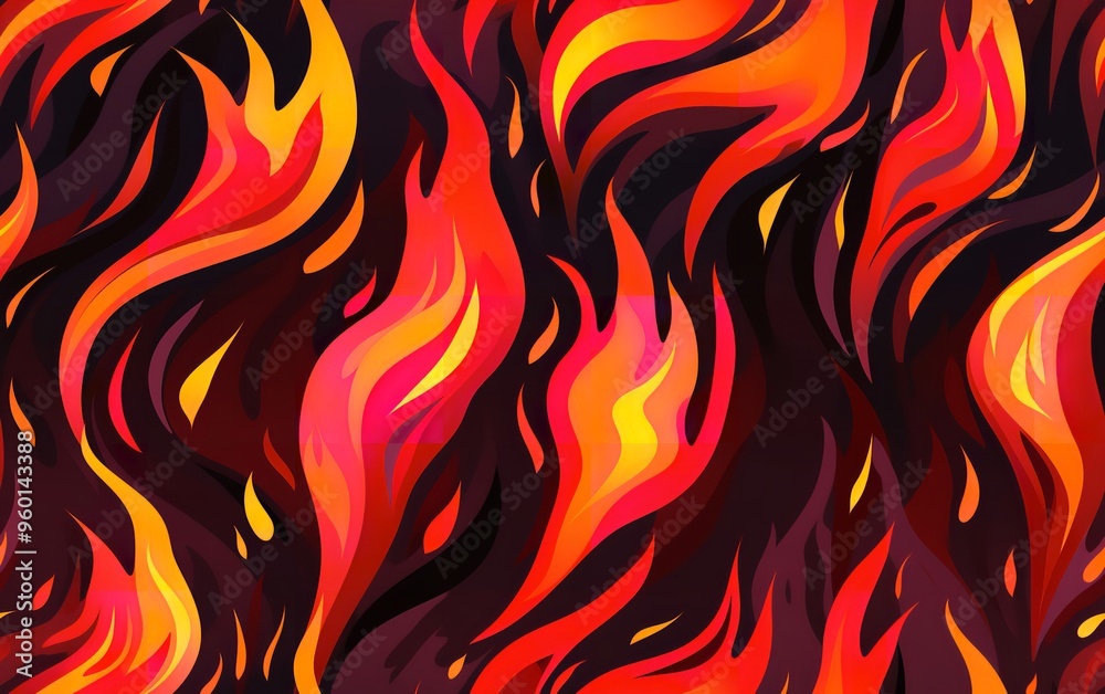 A close-up image of flames burning against a black background. The flames are bright orange and yellow, and they are reflecting on the surface below.blaze fire flame texture background
A close-up image of flames burning against a black background. The flames are bright orange and yellow, and they are reflecting on the surface below.blaze fire flame texture background