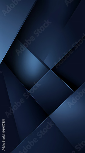 Dark blue geometric pattern showcasing technology and modern design