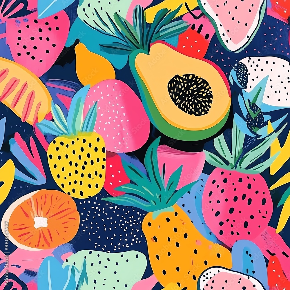 seamless background with fruit seamless background with fruit