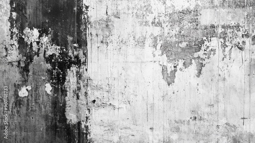 Wallpaper Mural Rustic black and white floral branch against a textured background Concept: vintage nature, minimalist design, floral art, rustic elegance, botanical composition Torontodigital.ca