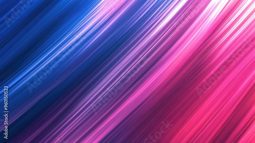 Abstract Diagonal Lines in Vibrant Blue and Pink Hues