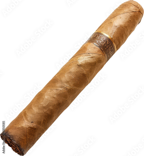 A close-up of a cigar