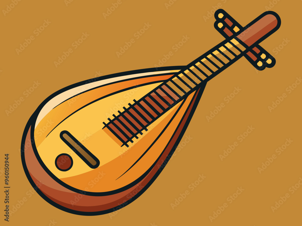 Oud Icon on Transparent Background